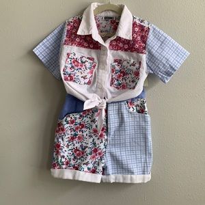 GITANO Vintage Two-Piece Floral Set